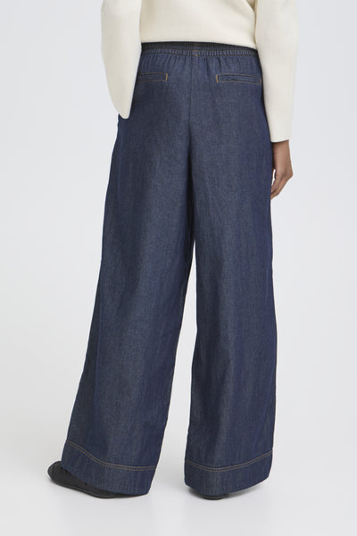 PANTALON ICHI "ARCHER" DENIM AUTHENTIC BLUE