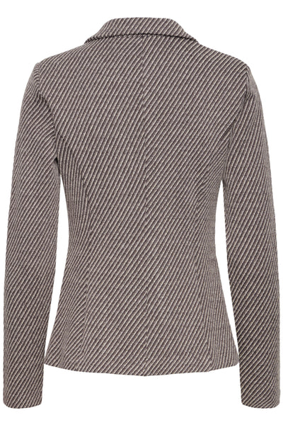 VESTON ICHI "KATE TWILLISH BLAZER" JAVA & ALMOND MILK