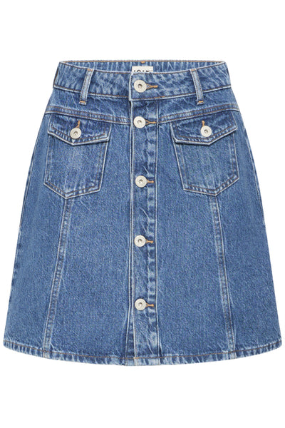 JUPE ICHI "PAMILA" MEDIUM BLUE