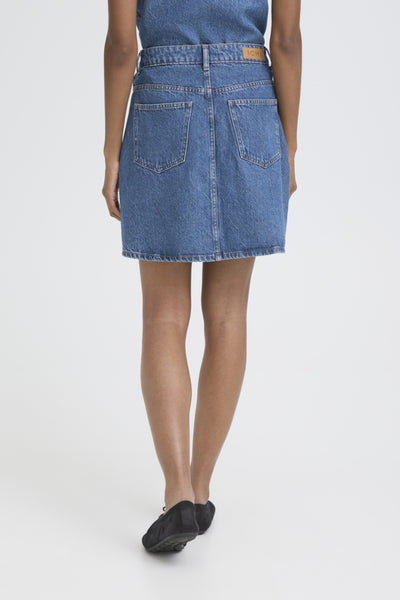 JUPE ICHI "PAMILA" MEDIUM BLUE