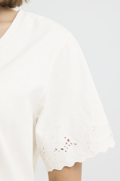 T-SHIRT ICHI "MIMMIE" CLOUD DANCER