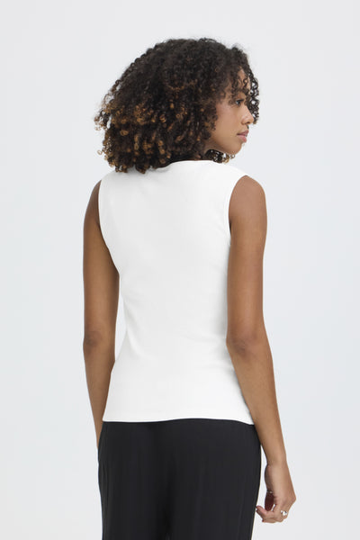 CAMISOLE ICHI "PALMA TOP"CLOUD DANCER