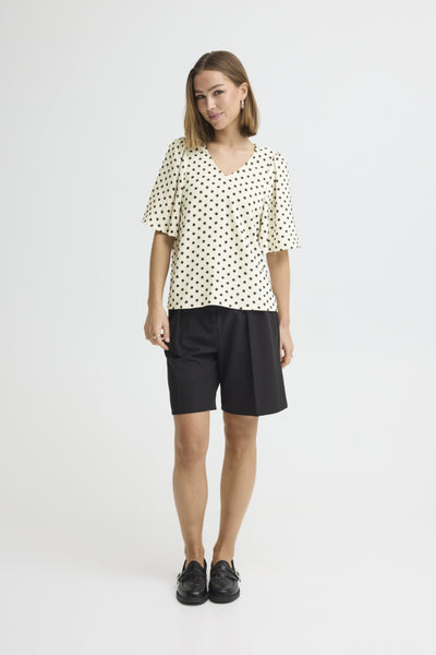 BLOUSE ICHI "ZABBY" GRAPHIC DIAMOND