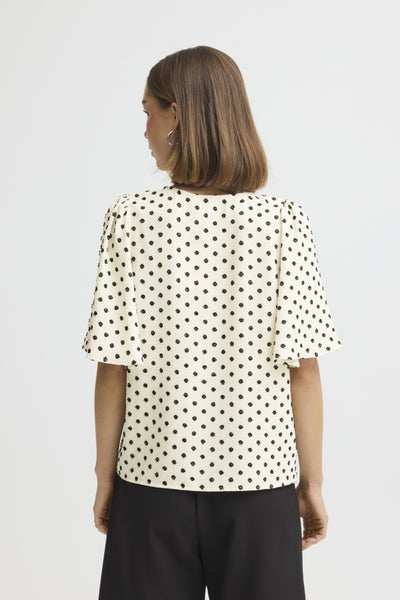 BLOUSE ICHI "ZABBY" GRAPHIC DIAMOND