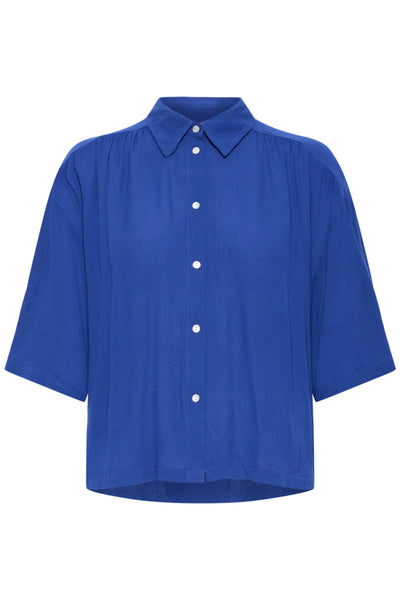 CHEMISE ICHI "MARRAKECH" SODALITE BLUE