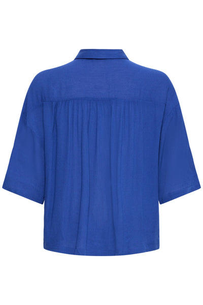 CHEMISE ICHI "MARRAKECH" SODALITE BLUE
