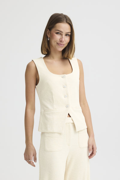 VESTE ICHI "KATE LUMINA" ALMOND MILK