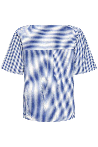 BLOUSE ICHI "JILMA" SODALITE BLUE