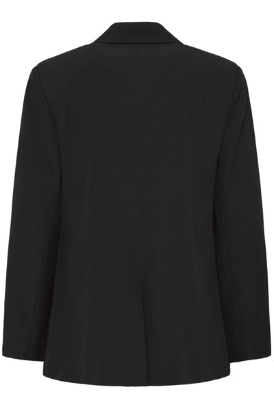 VESTON ICHI "FAVA LONG BLAZER" BLACK
