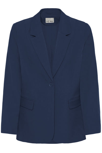 VESTON ICHI "FAVA LONG BLAZER" DARK NAVY