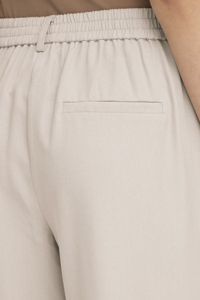 PANTALON ICHI "FAVA WIDE" DOVE MELANGE