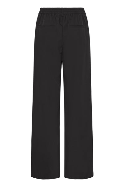 PANTALON ICHI "FAVA WIDE" BLACK