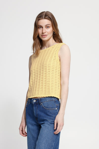 DEBARDEUR ICHI "DOSIA" MELLOW YELLOW
