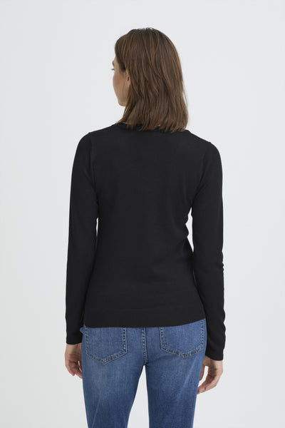 CHANDAIL ICHI "LULS V-NECK" BLACK