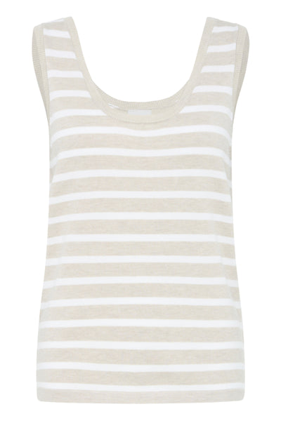 CAMISOLE ICHI "LULS" SMALL OATMEAL