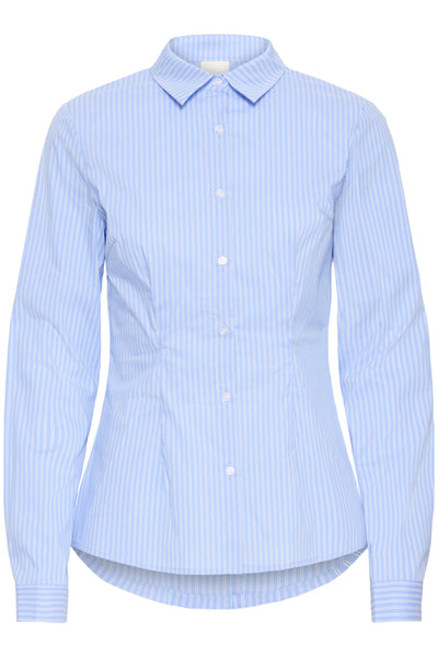 CHEMISE ICHI "DIMA" BLUE STRIPE