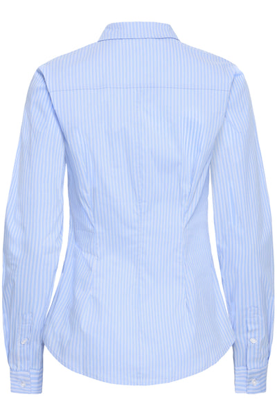 CHEMISE ICHI "DIMA" BLUE STRIPE