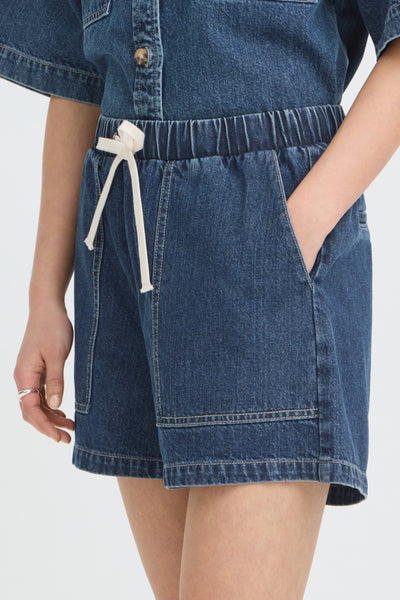 SHORT ICHI "KAMINA" MEDIUM BLUE