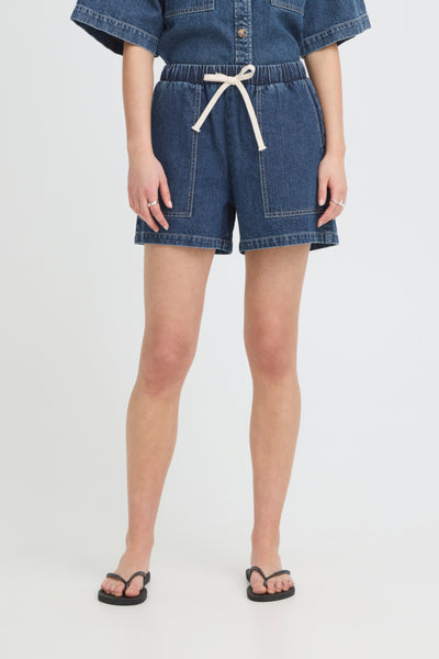 SHORT ICHI "KAMINA" MEDIUM BLUE