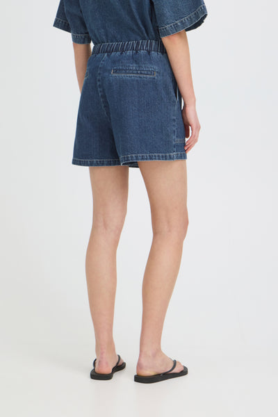SHORT ICHI "KAMINA" MEDIUM BLUE
