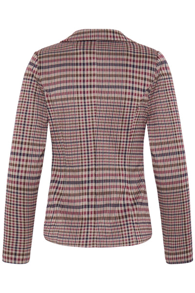 VESTON ICHI "KATE CHECKIT BLAZER" BIG CHECK