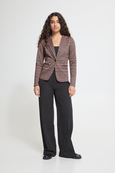 VESTON ICHI "KATE CHECKIT BLAZER" BIG CHECK