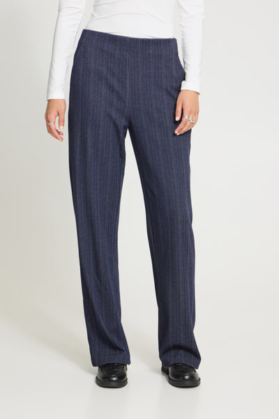 PANTALON ICHI "KATE PINELLE" DARK BLUE