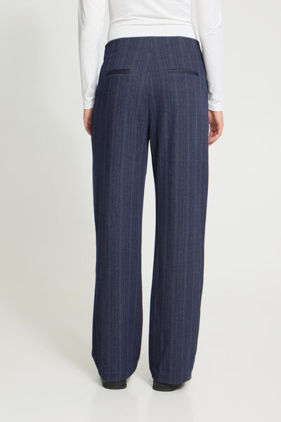 PANTALON ICHI "KATE PINELLE" DARK BLUE
