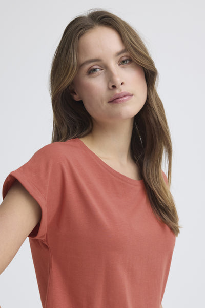 T-SHIRT B.YOUNG "PAMILA" MARSALA