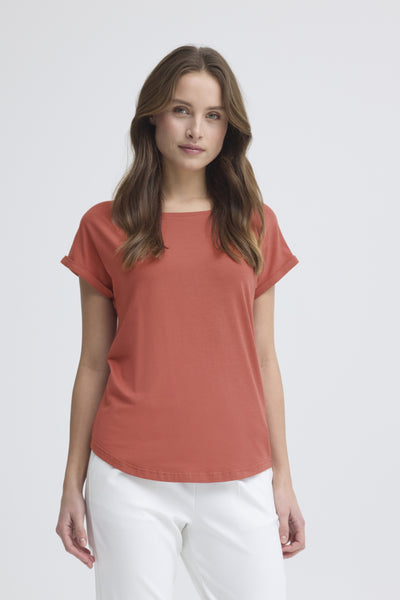T-SHIRT B.YOUNG "PAMILA" MARSALA