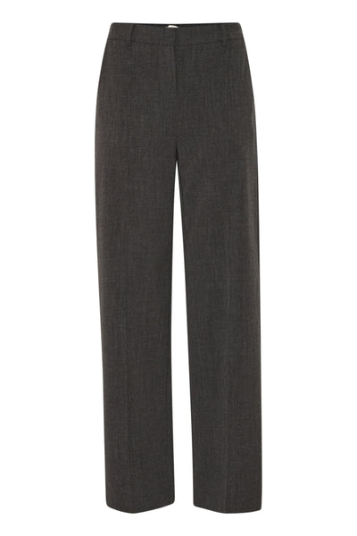 PANTALON B.YOUNG "DANTA WIDE" BLACK MELANGE