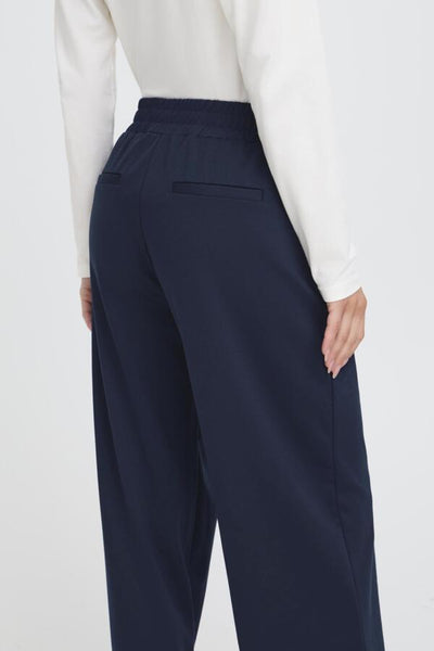 PANTALON B.YOUNG "RIZETTA WIDE" COPENHAGEN NIGHT