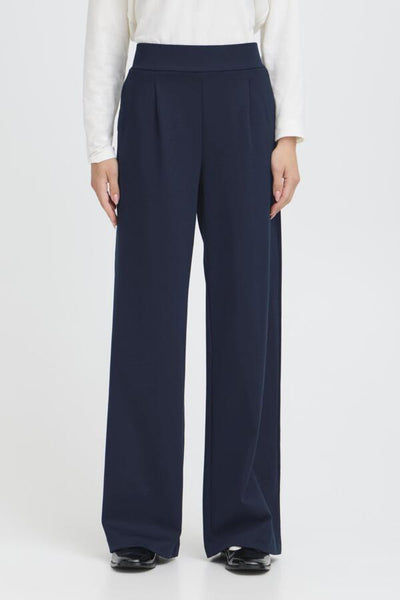 PANTALON B.YOUNG "RIZETTA WIDE" COPENHAGEN NIGHT