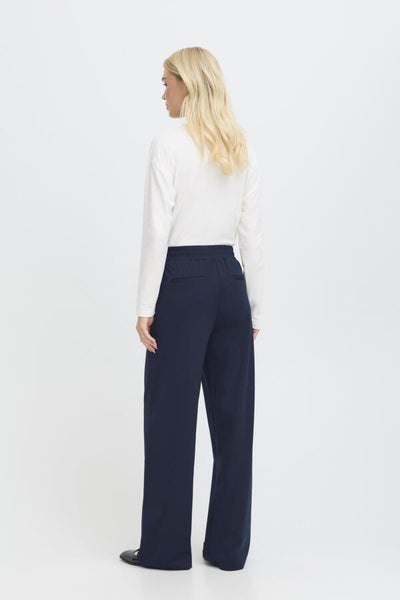 PANTALON B.YOUNG "RIZETTA WIDE" COPENHAGEN NIGHT