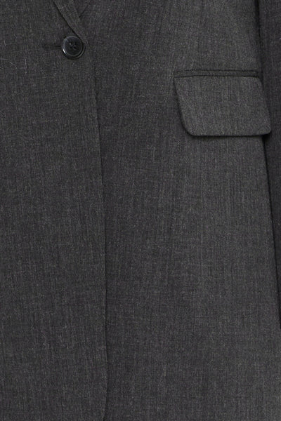 VESTON B.YOUNG "DANTA BLAZER" BLACK MELANGE