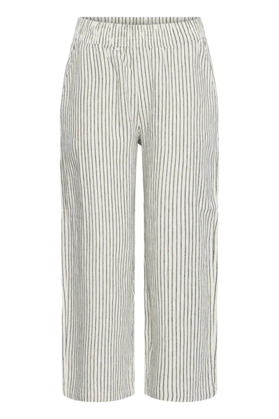 PANTALON B.YOUNG "FALAKKA CROP" RAINY DAY STRIPE