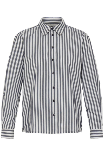 CHEMISE B.YOUNG "HETILA" DARK SAPHIRE STRIPE