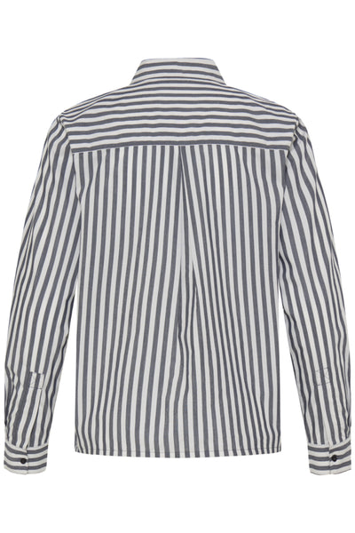 CHEMISE B.YOUNG "HETILA" DARK SAPHIRE STRIPE