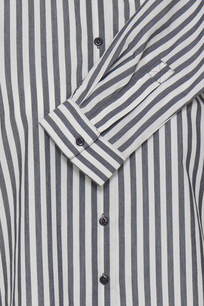 CHEMISE B.YOUNG "HETILA" DARK SAPHIRE STRIPE