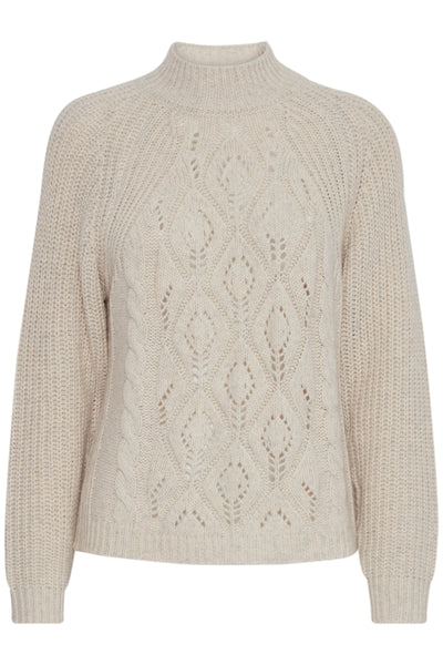 CHANDAIL TRICOT B.YOUNG "MAREN" BIRCH MELANGE