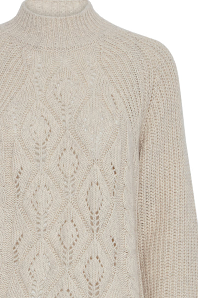 CHANDAIL TRICOT B.YOUNG "MAREN" BIRCH MELANGE