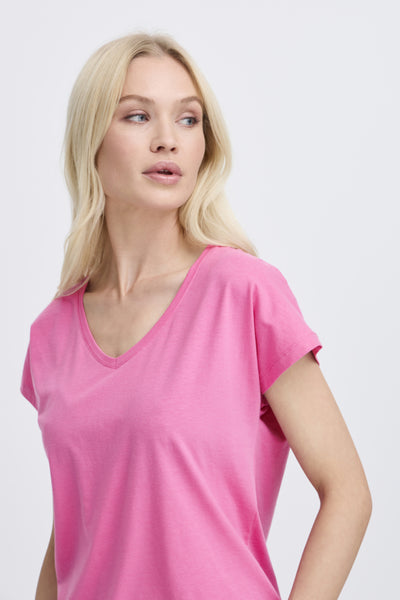 T-SHIRT B.YOUNG "PAMILA V " PHLOX PINK