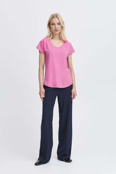 T-SHIRT B.YOUNG "PAMILA V " PHLOX PINK