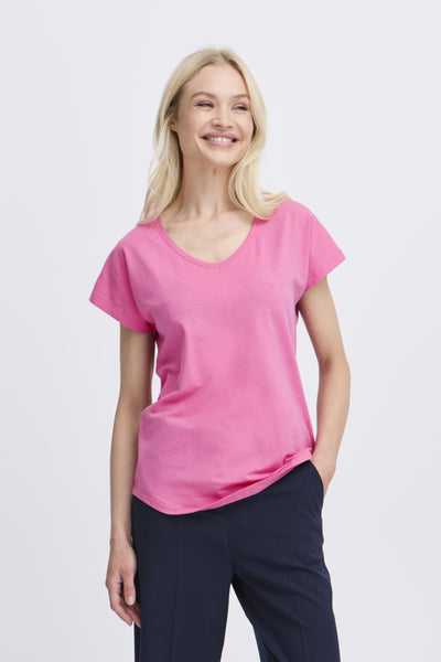T-SHIRT B.YOUNG "PAMILA V " PHLOX PINK