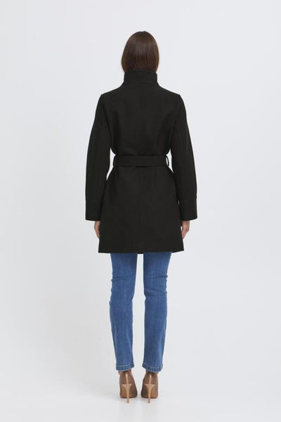 MANTEAU B.YOUNG "CILIA COL" BLACK