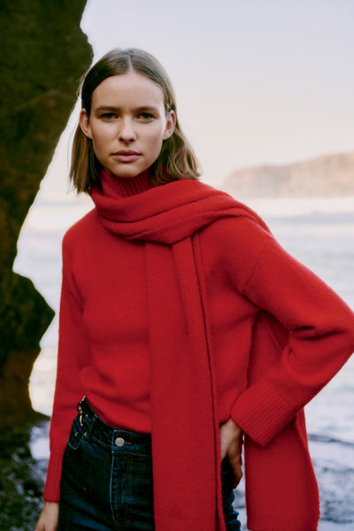 FOULARD B.YOUNG "VASHA 2" BARBADOS CHERRY