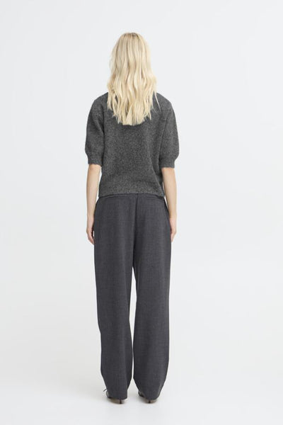 CARDIGAN B.YOUNG "OMEA DECO" DARK GREY MELANGE