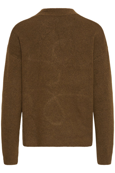 CHANDAIL TRICOT B.YOUNG "MEDI DECO" TOFFEE