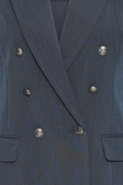 VESTON B.YOUNG "DANTA" NAVY BLAZER MELANGE