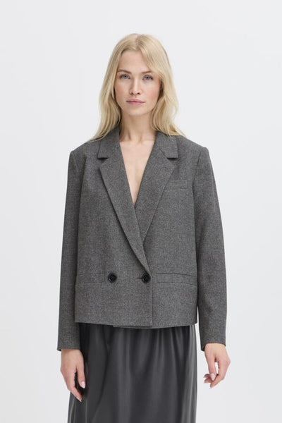 VESTON B.YOUNG "ETONA" MID GREY MELANGE